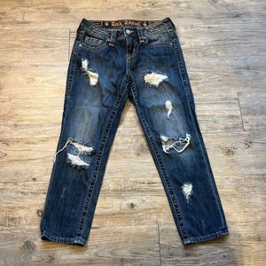 Rock Revival Jeans Women's 25 Anabela Boyfriend Small Distressed